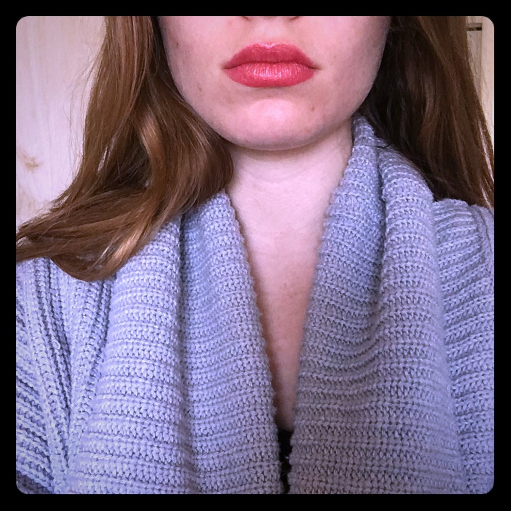 Light blue heavy cardigan perfect for fall!
